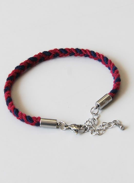 静電気除去ブレスレット エスガード・fine（ファイン） 赤×紺×赤