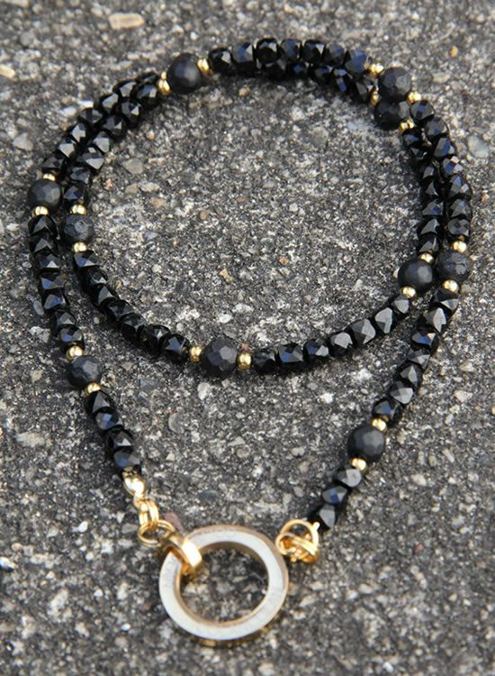 【商品説明欄を必ずご覧ください】コランコランフォースファイブネックレス COLANCOLAN（コランコラン） COLANCOLAN FORCE 5 4ミリ ブラック